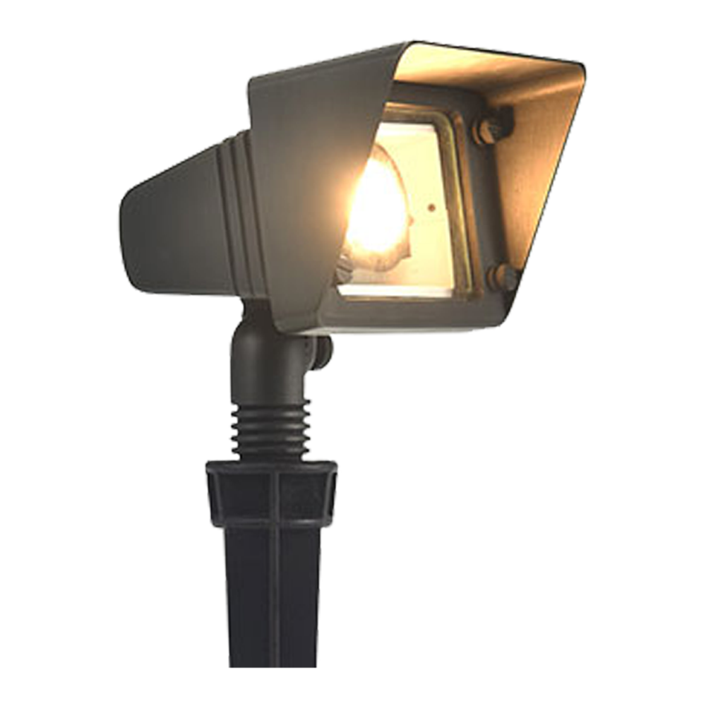 FPB05 Cast Brass Rectangular LED Directional Flood Light Adjustable Landscape Lighting - Tampa Home & Garden Store