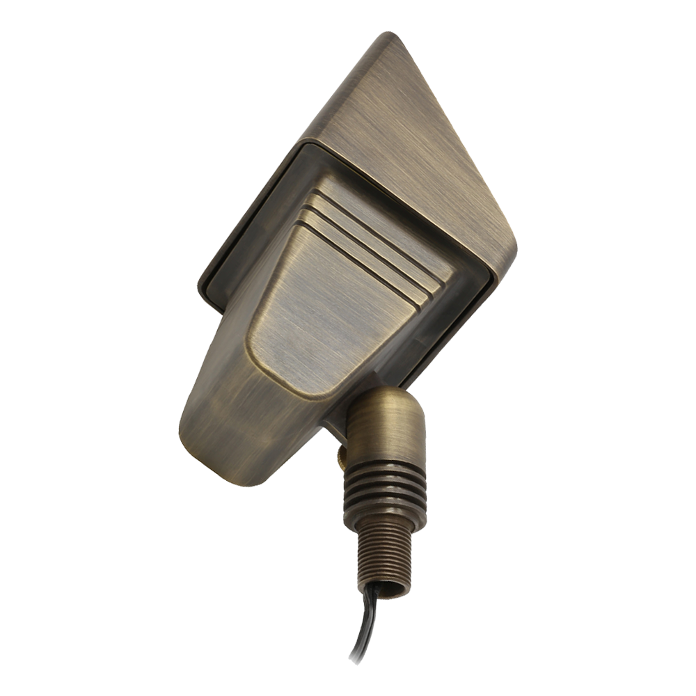 FPB05 Cast Brass Rectangular LED Directional Flood Light Adjustable Landscape Lighting
