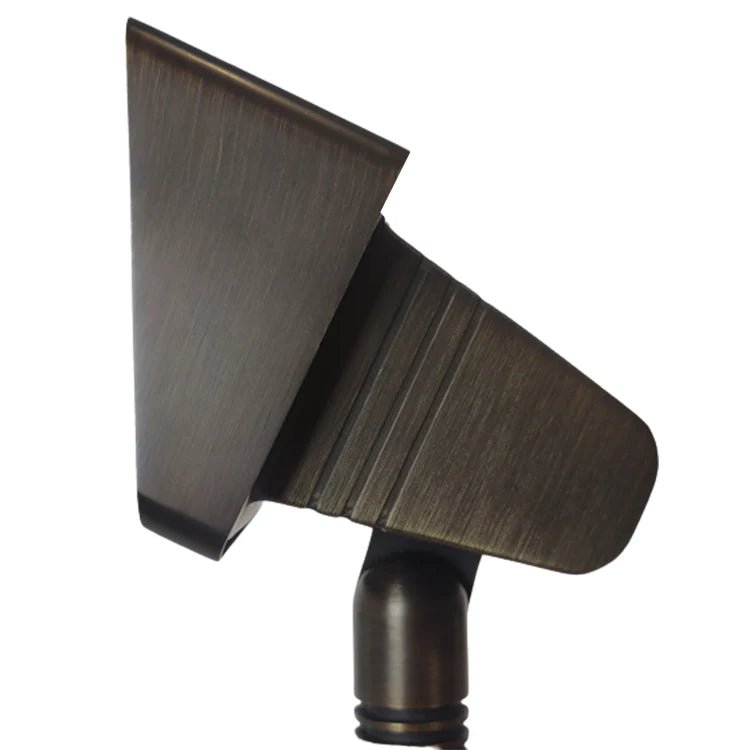 FPB05 Cast Brass Rectangular LED Directional Flood Light Adjustable Landscape Lighting