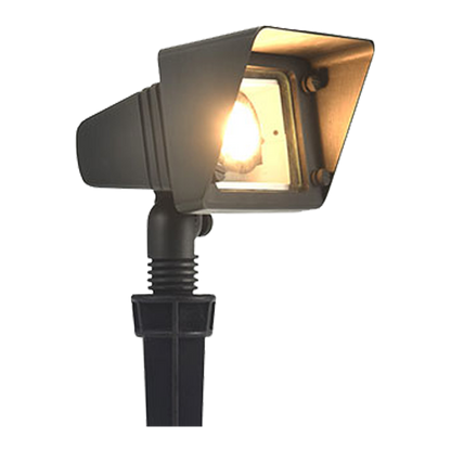 Projecteur directionnel LED rectangulaire en laiton moulé FPB05, éclairage paysager réglable