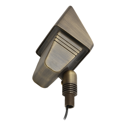 FPB05 Cast Brass Rectangular LED Directional Flood Light Adjustable Landscape Lighting