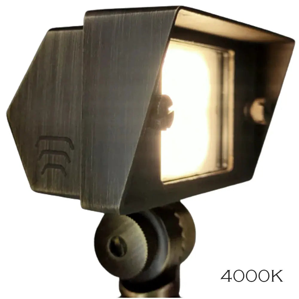 FPBCC04 Laiton moulé 3CCT réglable 2W-7W rectangulaire intégré projecteur LED luminaire basse tension