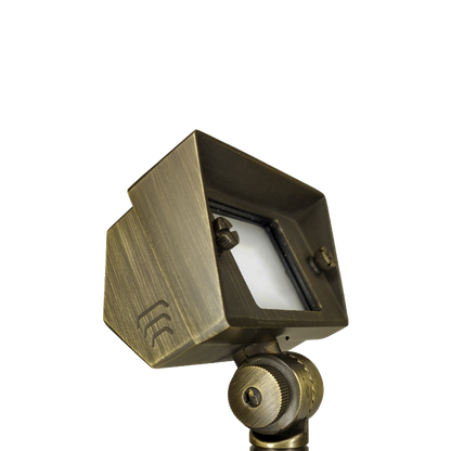 FPBCC04 Laiton moulé 3CCT réglable 2W-7W rectangulaire intégré projecteur LED luminaire basse tension