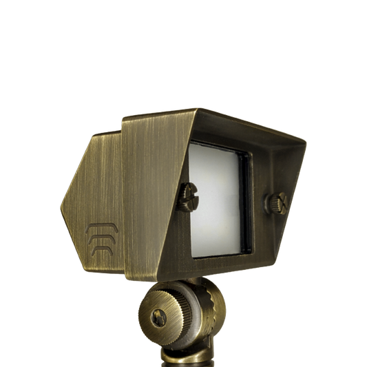 FPBCC04 Laiton moulé 3CCT réglable 2W-7W rectangulaire intégré projecteur LED luminaire basse tension