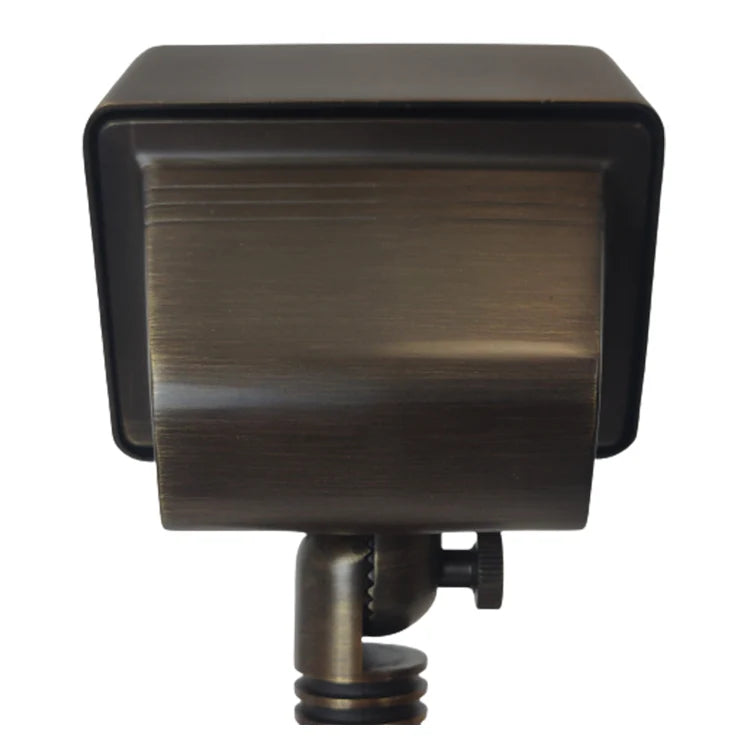 FPBCC05 Cast Brass 3CCT Adjustable 3W-10W Rectangular Built-In LED Flood Light Low Voltage Fixture - Tampa Home & Garden Store