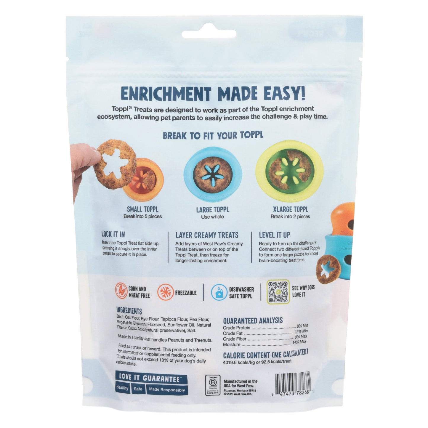 Toppl Fill and Fit Premium Dog Enrichment Toys