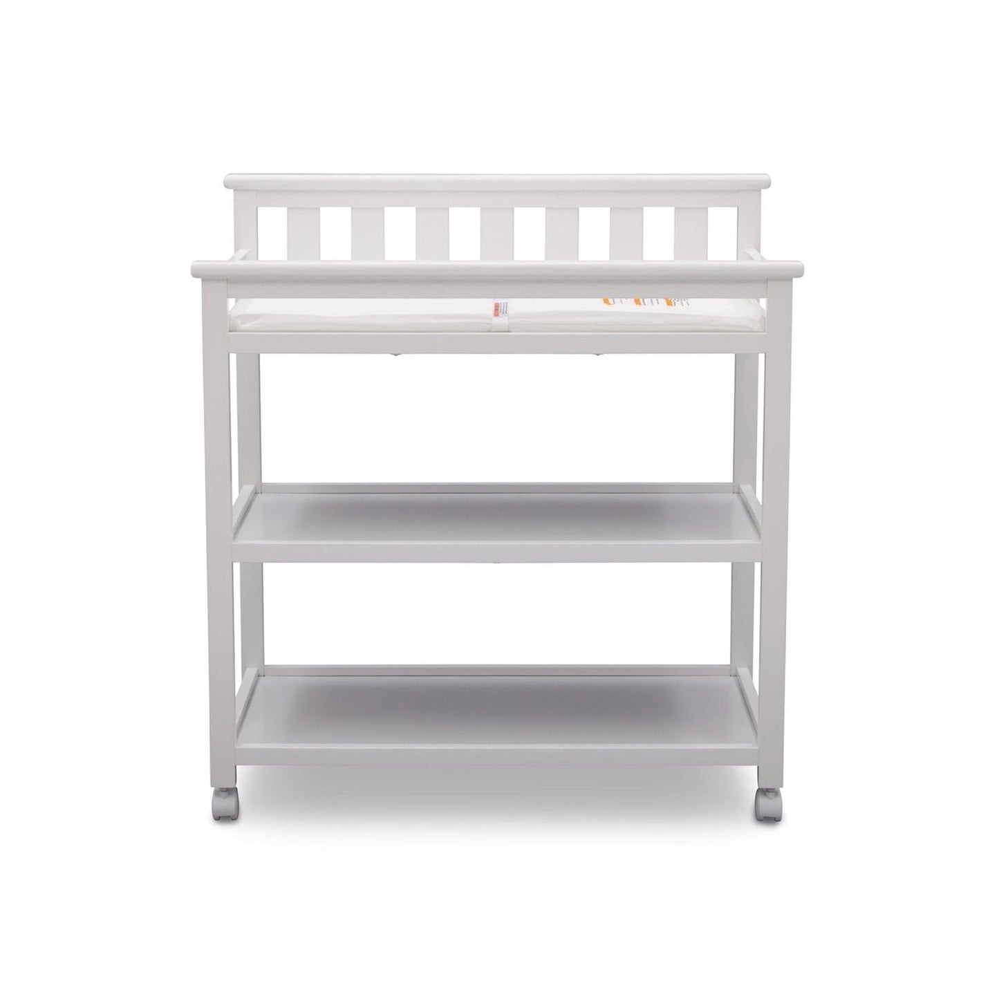 Cambiador de 2 estantes con ruedas "My First" Moderno Blanco para Bebé