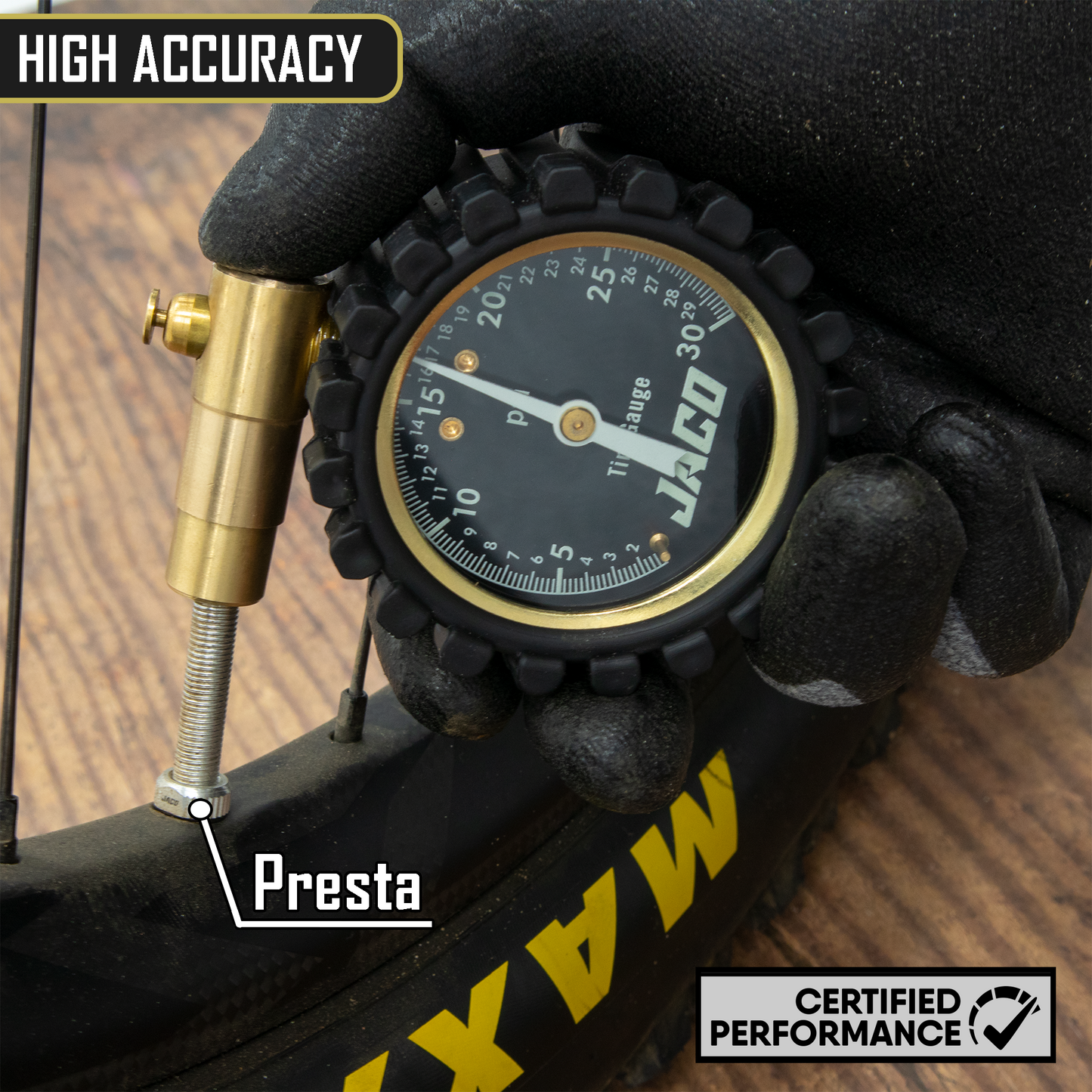 FTX-30 Low Pressure Presta Tire Gauge for Bikes (Max 30 PSI) | Fat Tire Bike Series - Tampa Home & Garden Store