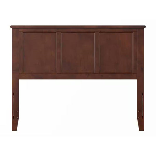 Full size Traditional Style Headboard in Walnut Wood Finish - Tampa Home & Garden Store