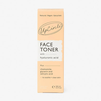 Face Toner by UpCircle in peach-toned packaging; vegan, upcycled, 100 ml on Tampa Home & Garden Store