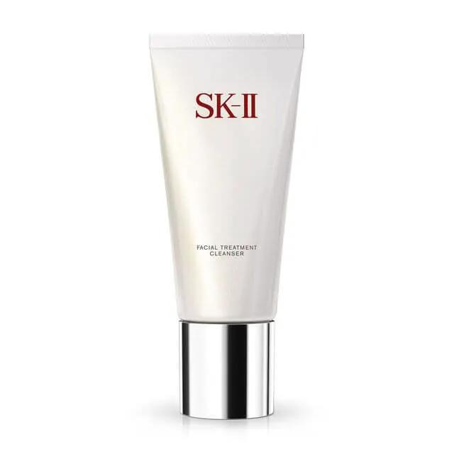 SK-II Facial Treatment Cleanser 3.7 oz white tube with red logo and silver cap on Tampa Home & Garden Store
