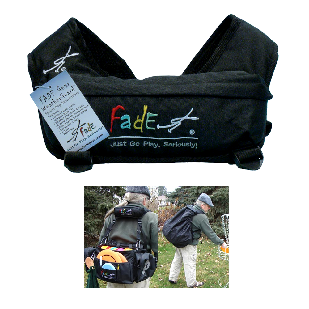 Fade Gear WeatherGuard Suspenders Disc Golf Bag Backpack Strap - Tampa Home & Garden Store