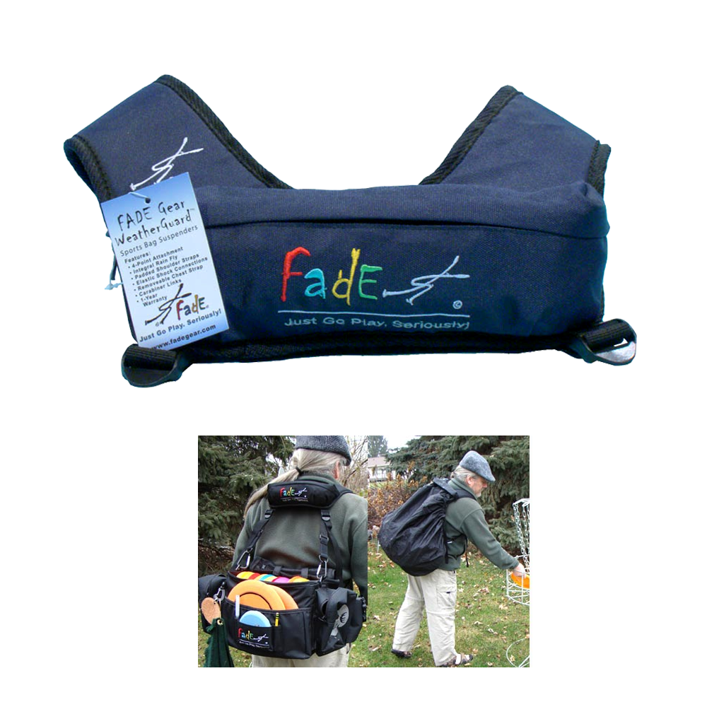 Fade Gear WeatherGuard Suspenders Disc Golf Bag Backpack Strap - Tampa Home & Garden Store
