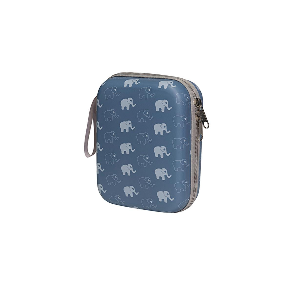 Toothpaste case blue with elephant pattern by Beauty Care Bag for Babyjem care set on Tampa Home & Garden Store
