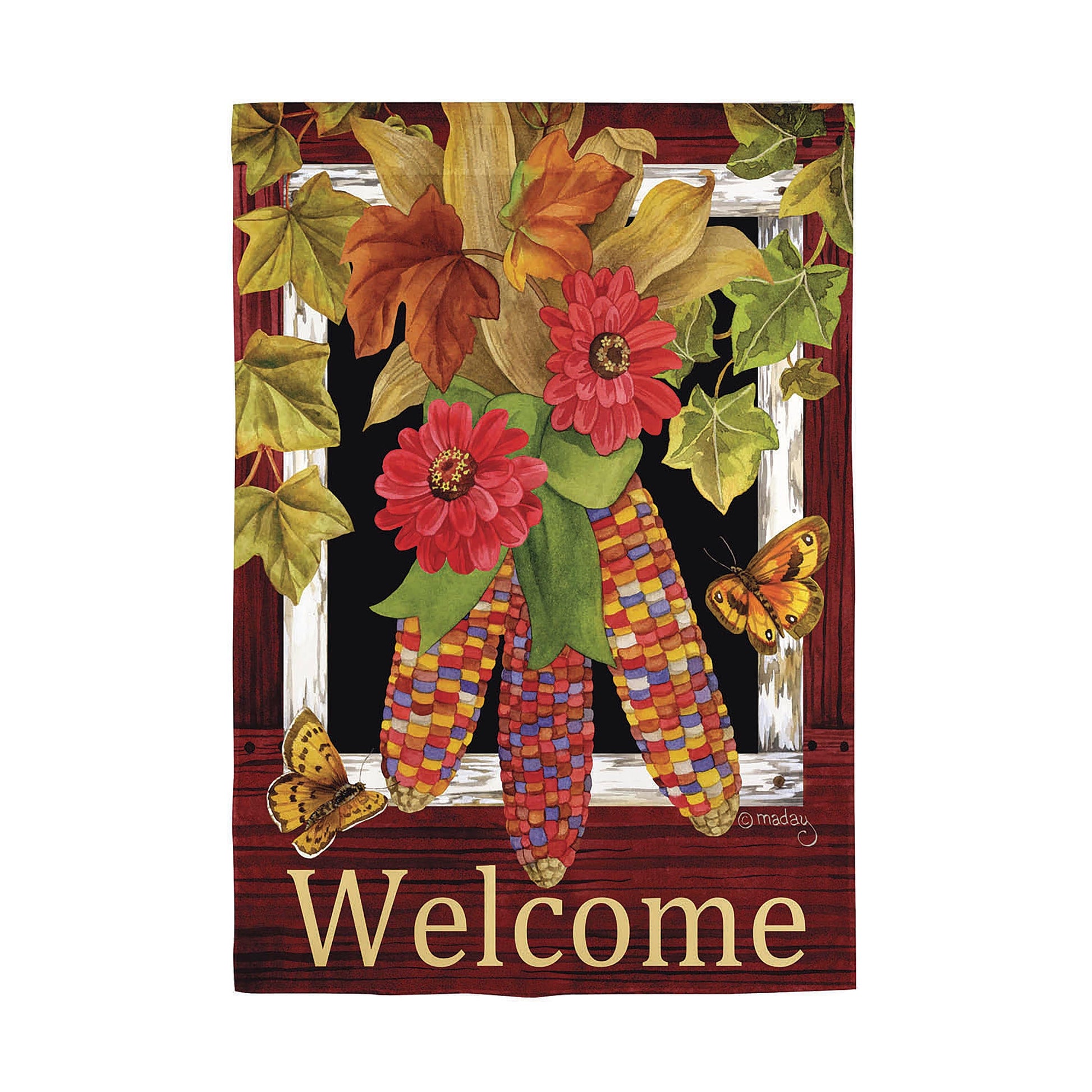 Fall Corn Suede Garden Flag - Tampa Home & Garden Store
