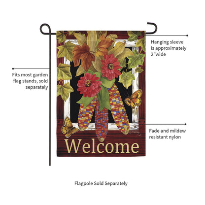 Fall Corn Suede Garden Flag - Tampa Home & Garden Store