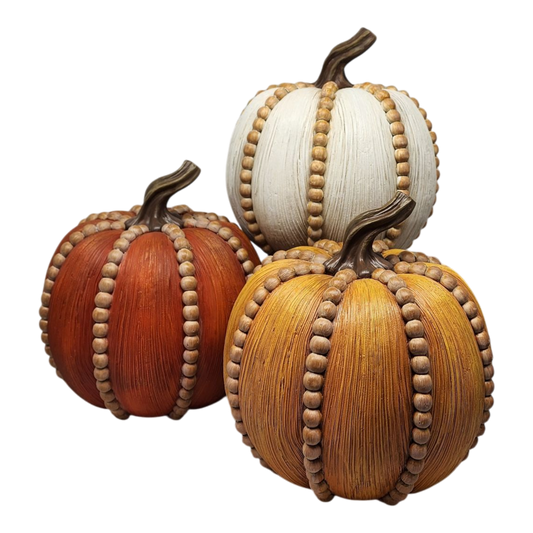 Fall Textured Pumpkin - - Tampa Home & Garden Store