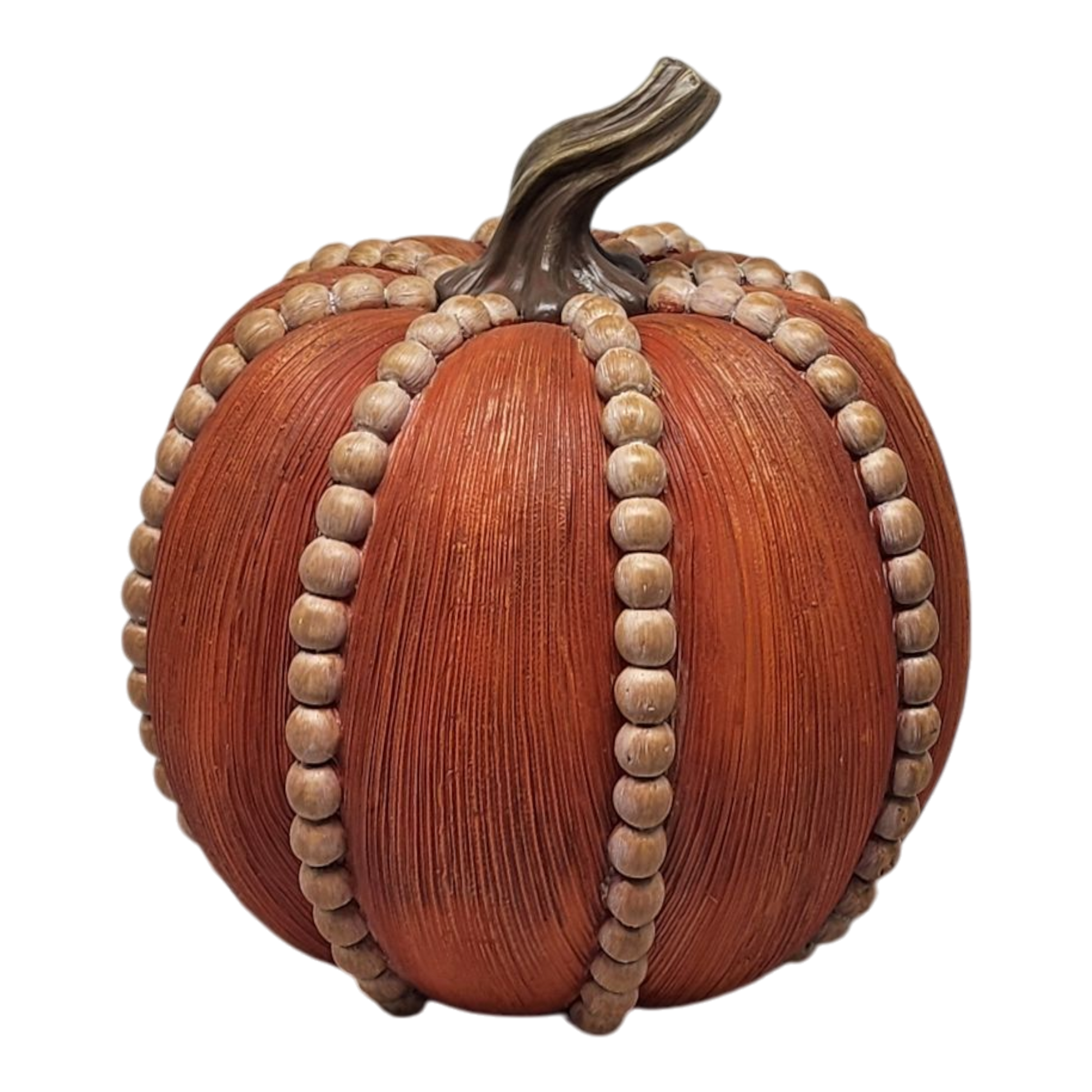 Fall Textured Pumpkin - - Tampa Home & Garden Store