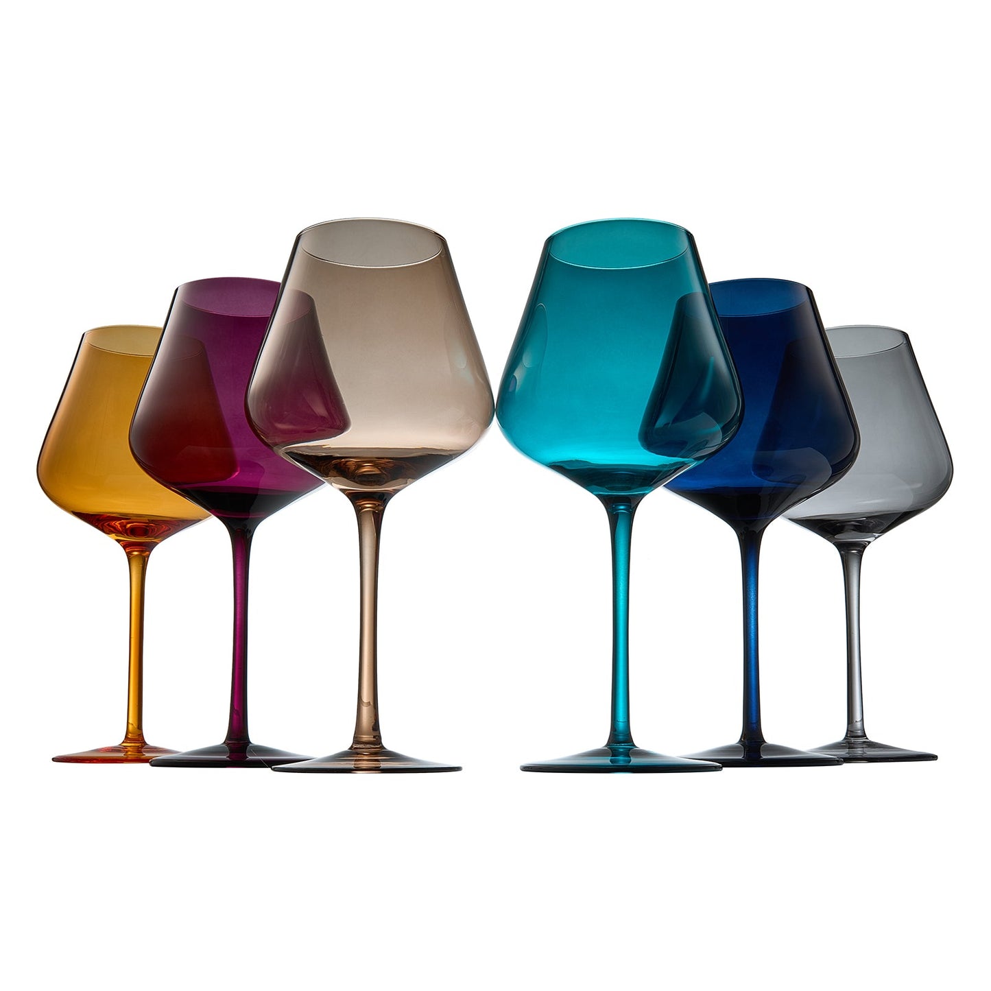 the Stagioni Autumn Stemmed Wine Glasses Set