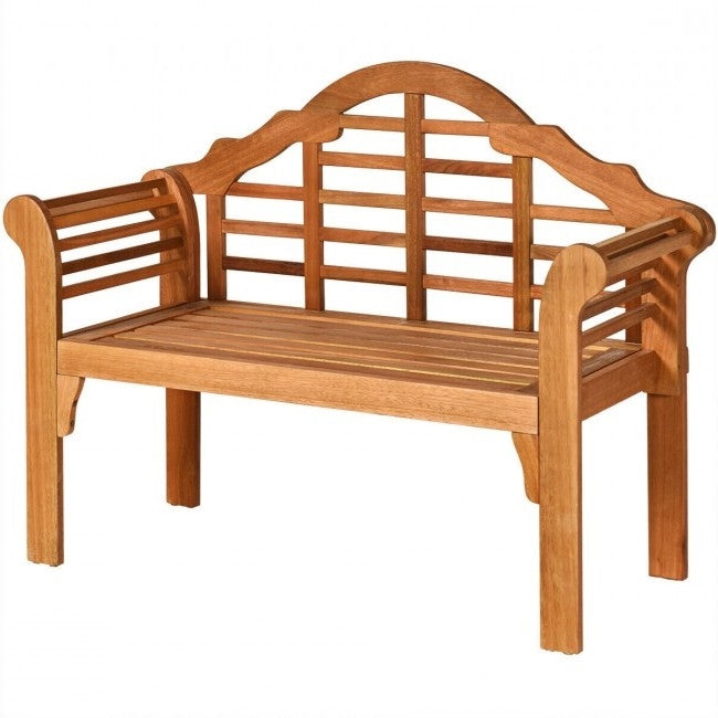 FarmHome Folding 2 Seater Garden Eucalyptus Bench - Tampa Home & Garden Store