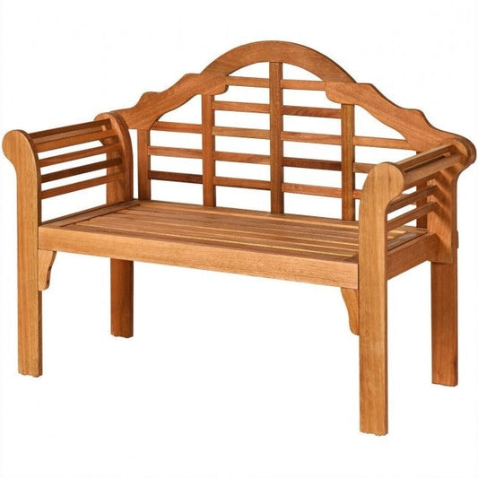 FarmHome Folding 2 Seater Garden Eucalyptus Bench - Tampa Home & Garden Store
