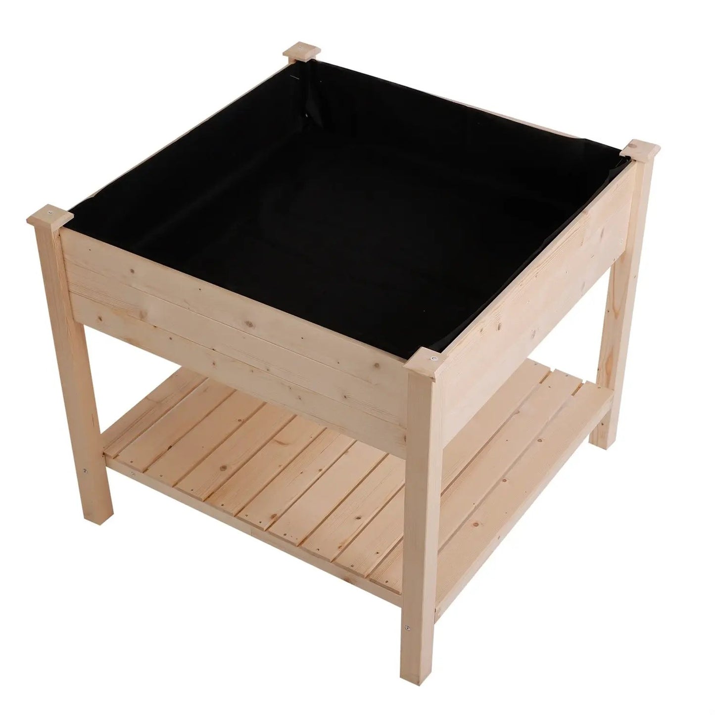 FarmHome Square Fir Wooden Raised Garden Planter Box - Tampa Home & Garden Store
