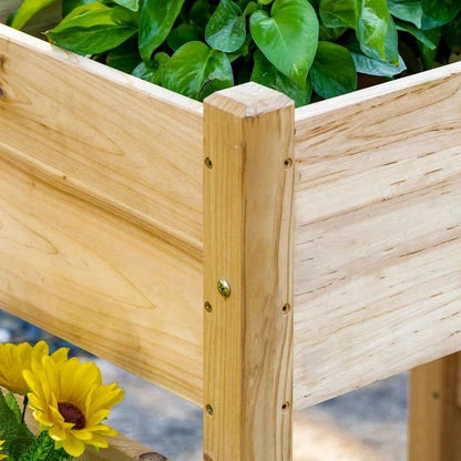 FarmHouse 3 Wooden Elevated Planter Raised Garden Beds - Tampa Home & Garden Store