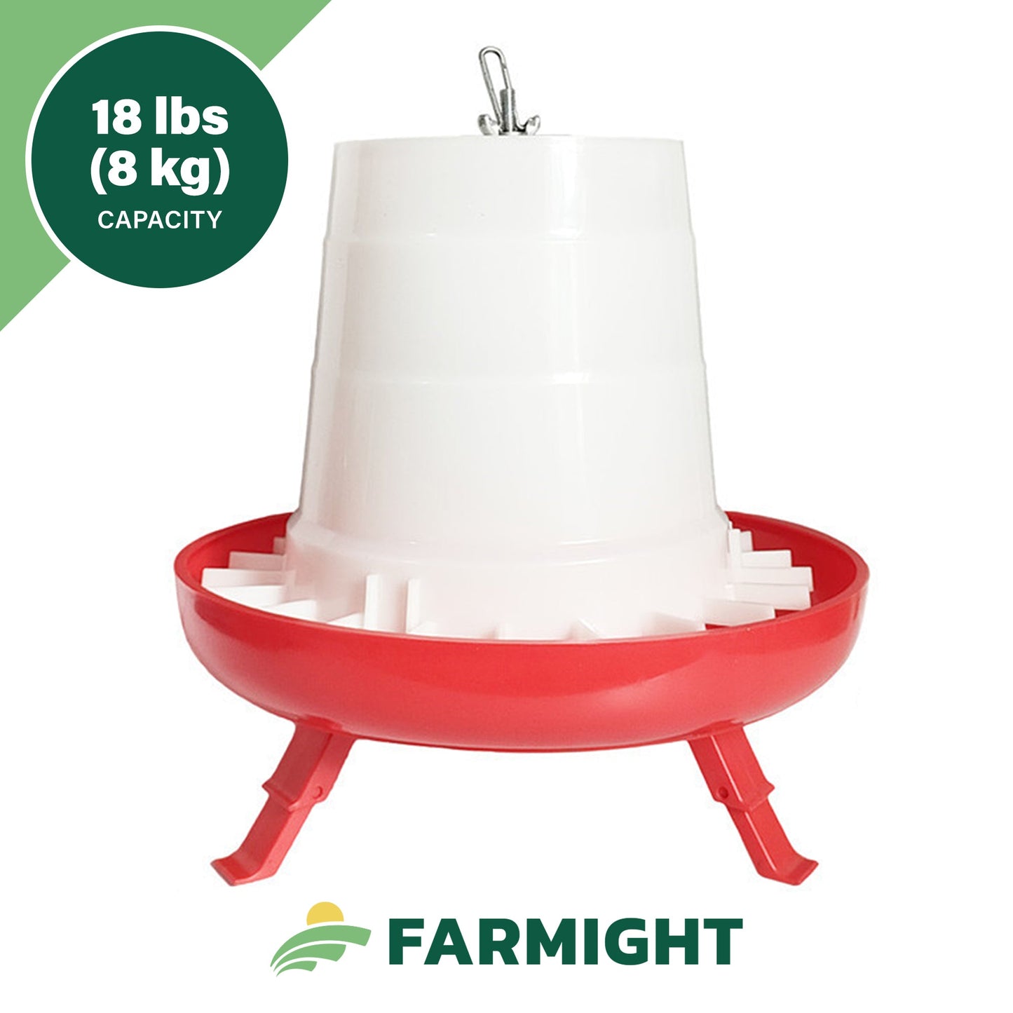 Farmight Open Top Hanging Feeder with Legs, 2 colors, 3 sizes - Tampa Home & Garden Store