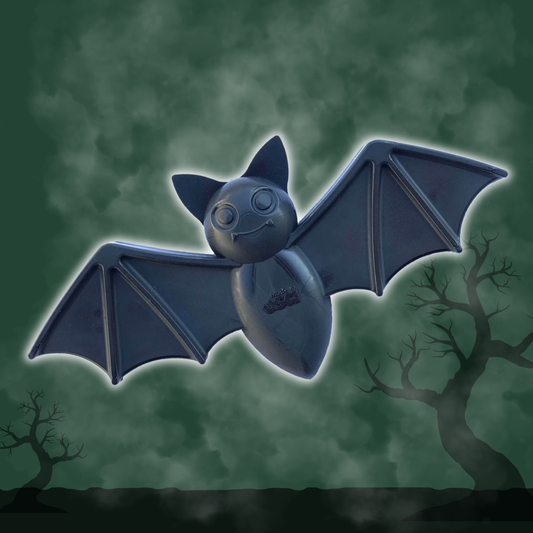Chew Toys Tug Toy by Farm To Pet, bat-shaped dark blue dog toy on Tampa Home & Garden Store