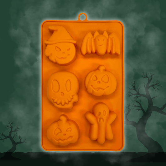 Pet Treat Molds from Farm To Pet silicone mold with Halloween shapes witch hat and pumpkins on Tampa Home & Garden Store