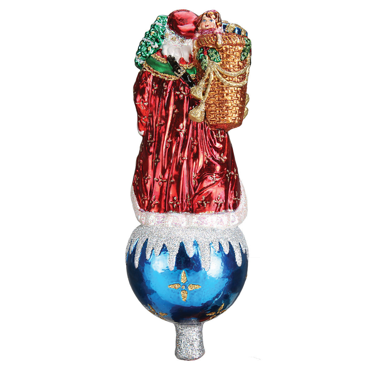 Father Christmas Tree Topper - Tampa Home & Garden Store
