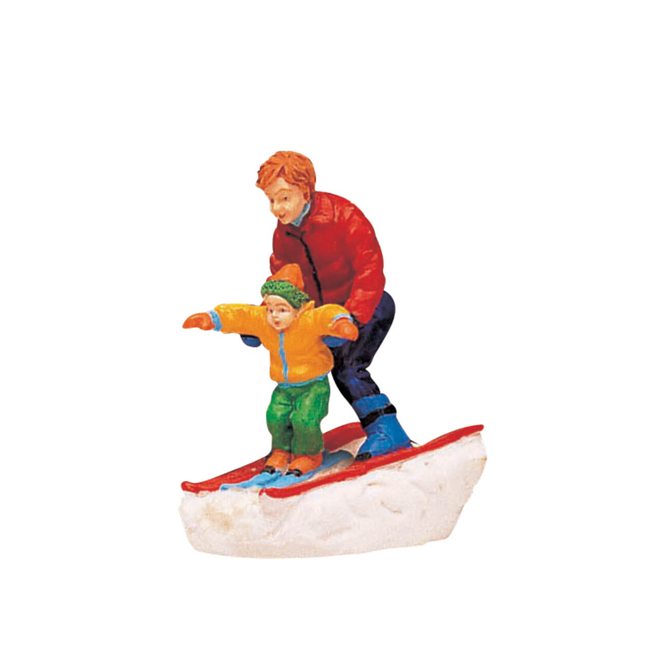 Father and Son Skiing Figurine - Tampa Home & Garden Store