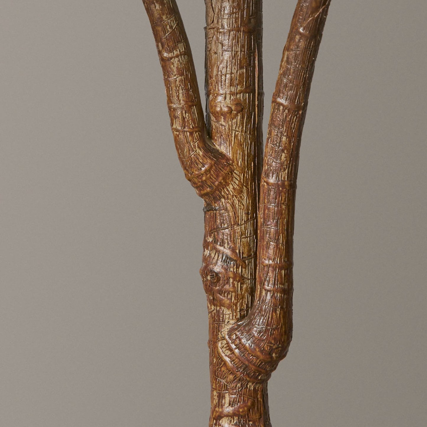 Faux Fiddle Leaf Fig Tree trunks, three brown textured stems by Live Good Logistics on Tampa Home & Garden Store