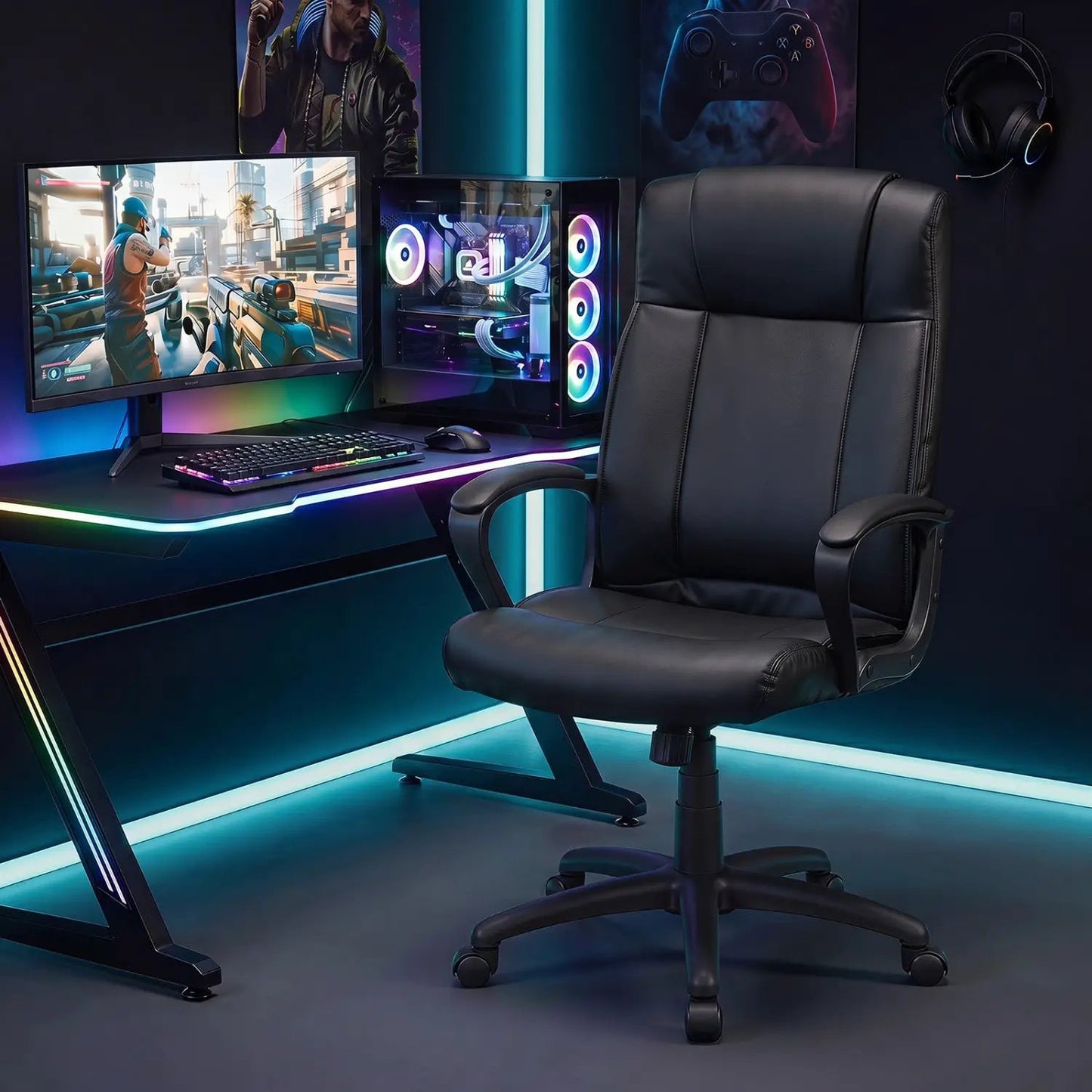 Ergonomic Office Chair With Rocking Function