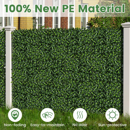 12 Paneles de setos artificiales de gardenia de 20 x 20 pulgadas