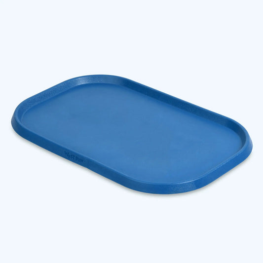 Non Slip Placemat with raised edges in blue, West Paw dog bowl mat, dishwasher safe on Tampa Home & Garden Store
