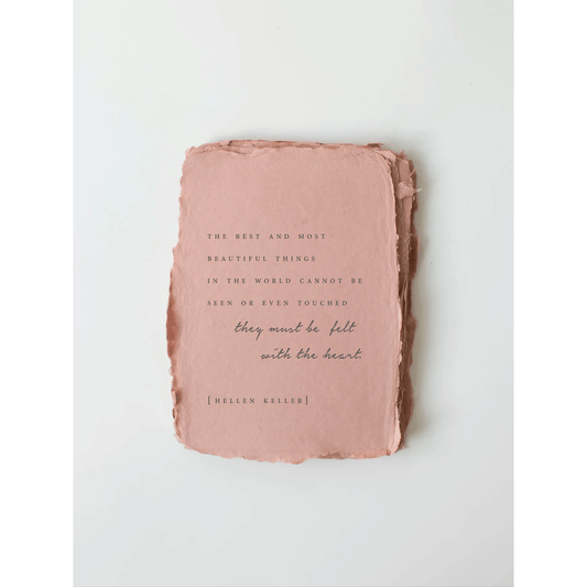 "Felt By The Heart" Love/Friendship Greeting Card - Tampa Home & Garden Store