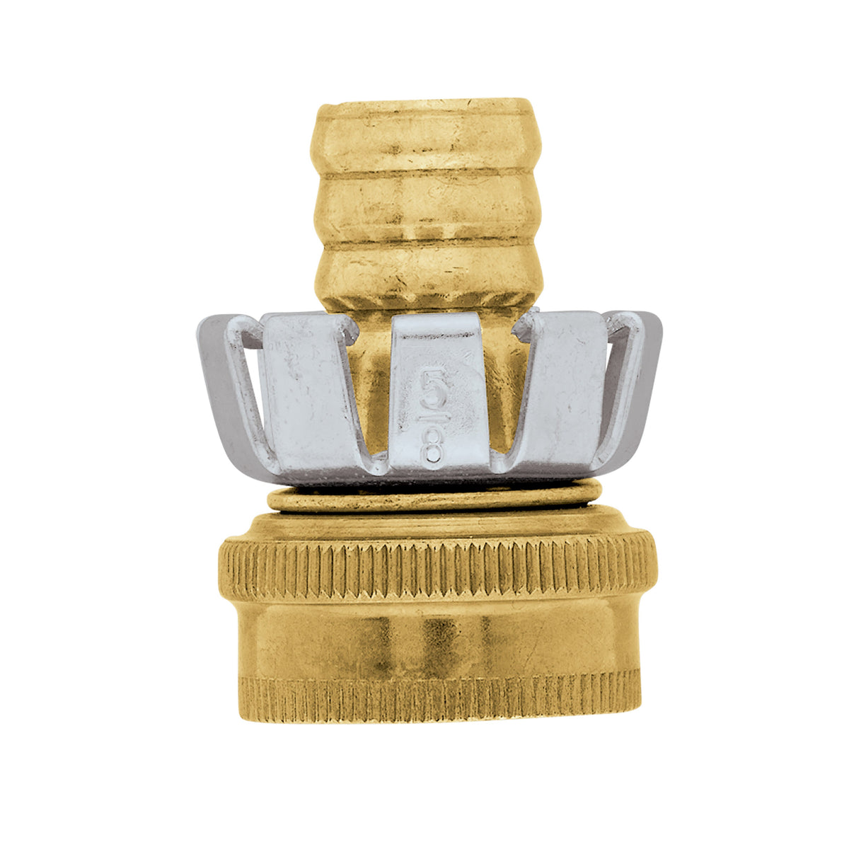 5/8 in brass female clincher hose mender hose end Orbit Irrigation on Tampa Home & Garden Store