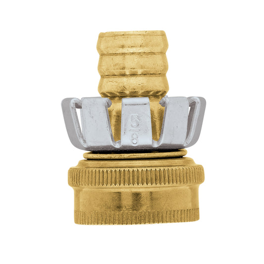 5/8 in brass female clincher hose mender hose end Orbit Irrigation on Tampa Home & Garden Store