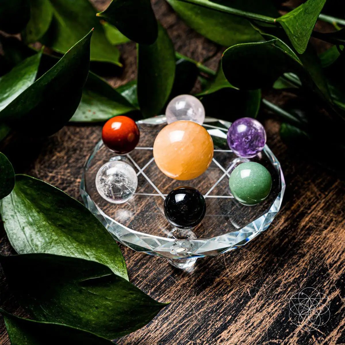 Feng Shui Crystal Ball Set - Tampa Home & Garden Store