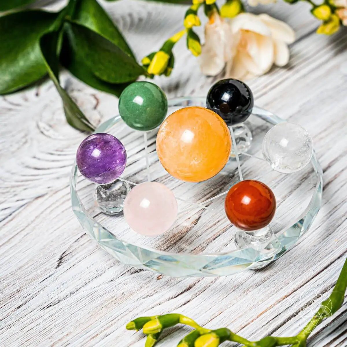 Feng Shui Crystal Ball Set - Tampa Home & Garden Store