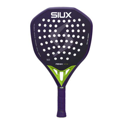 Fenix Elite 2026 padel racket by Siux USA, purple with lime-green accents on Tampa Home & Garden Store