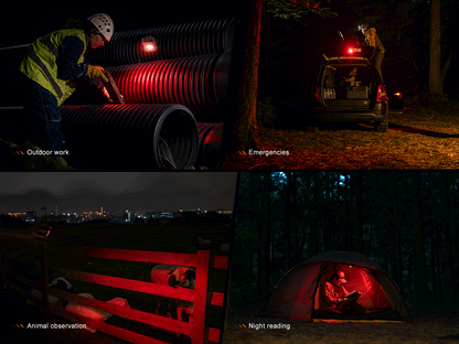 Fenix CL27R Multifunctional Outdoor Lantern night scenes: worksite, emergencies, camping on Tampa Home & Garden Store