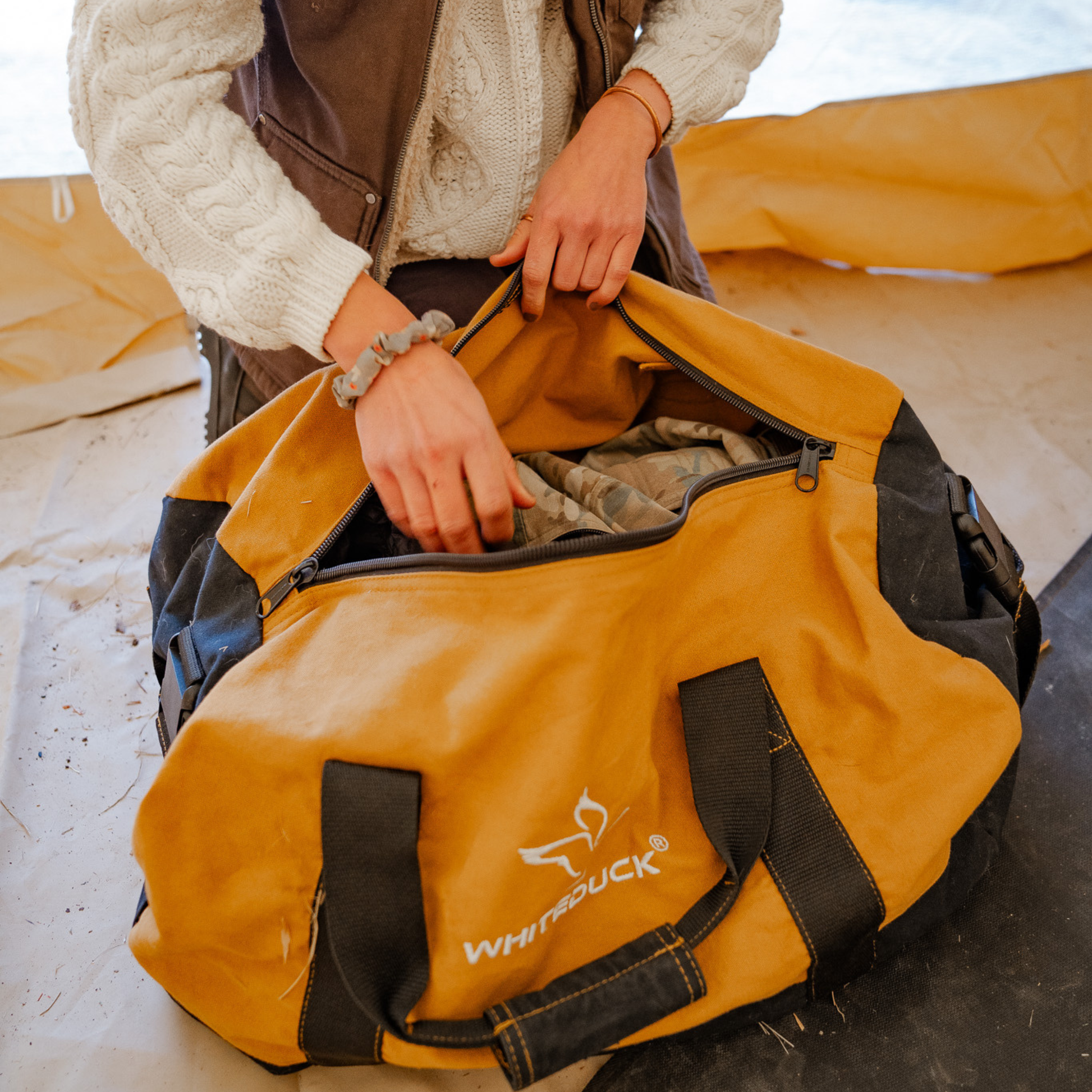 Filios Canvas Duffel Bag - Tampa Home & Garden Store