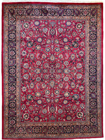 Fine Allover Persian Mashhad Rug 8’2”x11’6” - Tampa Home & Garden Store