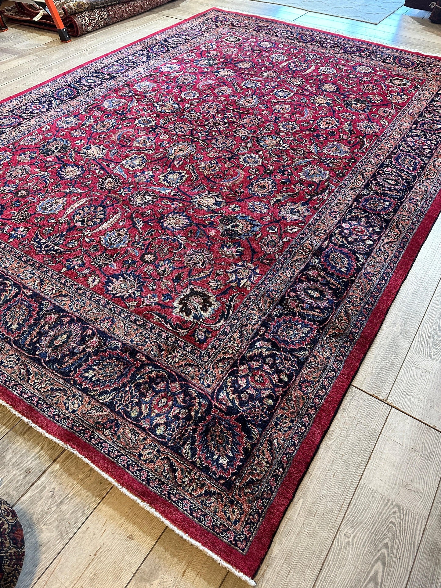 Fine Allover Persian Mashhad Rug 8’2”x11’6” - Tampa Home & Garden Store