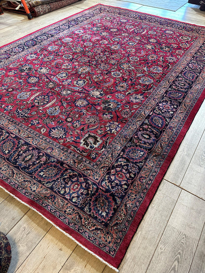 Fine Allover Persian Mashhad Rug 8’2”x11’6” - Tampa Home & Garden Store
