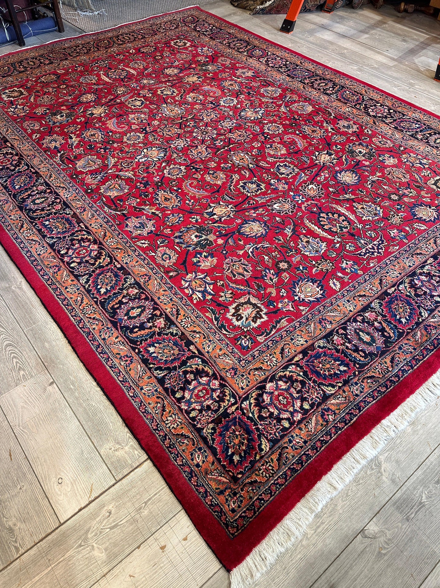 Fine Allover Persian Mashhad Rug 8’2”x11’6” - Tampa Home & Garden Store