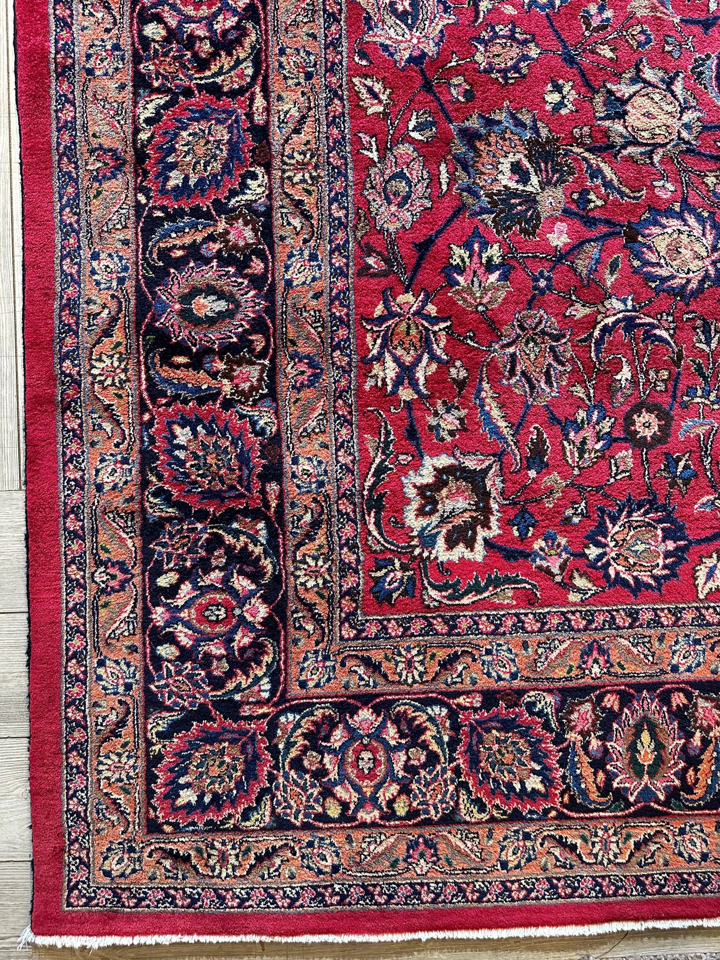 Fine Allover Persian Mashhad Rug 8’2”x11’6” - Tampa Home & Garden Store