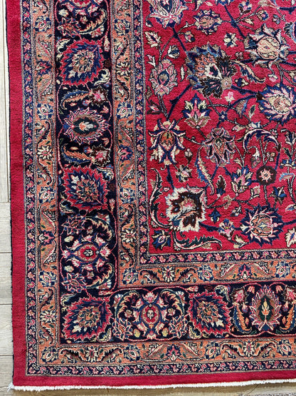 Fine Allover Persian Mashhad Rug 8’2”x11’6” - Tampa Home & Garden Store